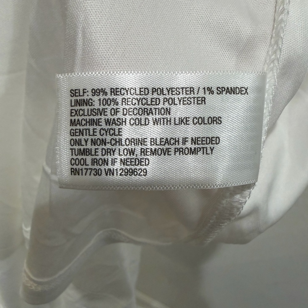 NWT Wild Fable White Eyelet Babydoll Dress Cottagecore Coquette Medium - Picture 13 of 13